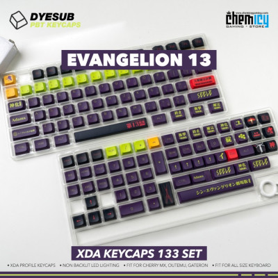 Keycaps Evangelion 13 PBT Dye-subs Keycaps 133 Set XDA Profile